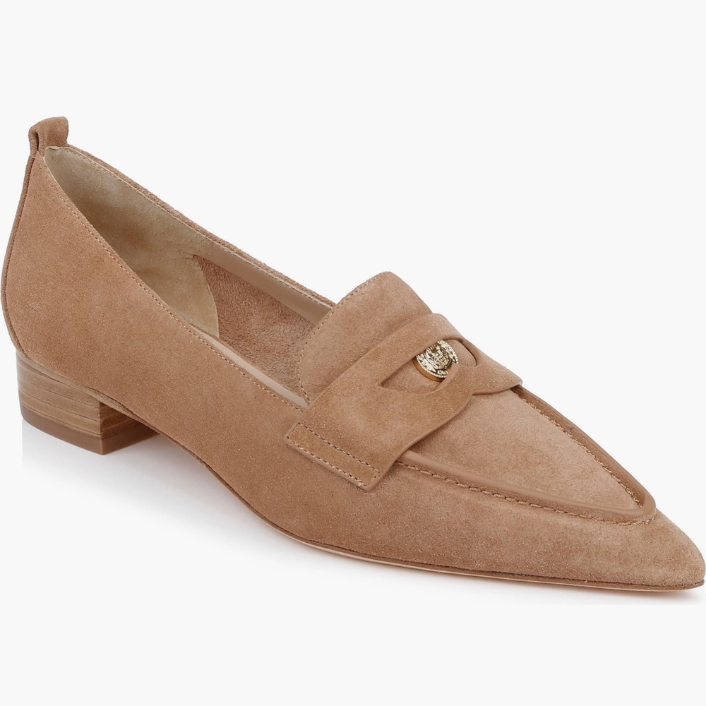 NEW L'AGENCE Maelys Pointed Toe Penny Loafers